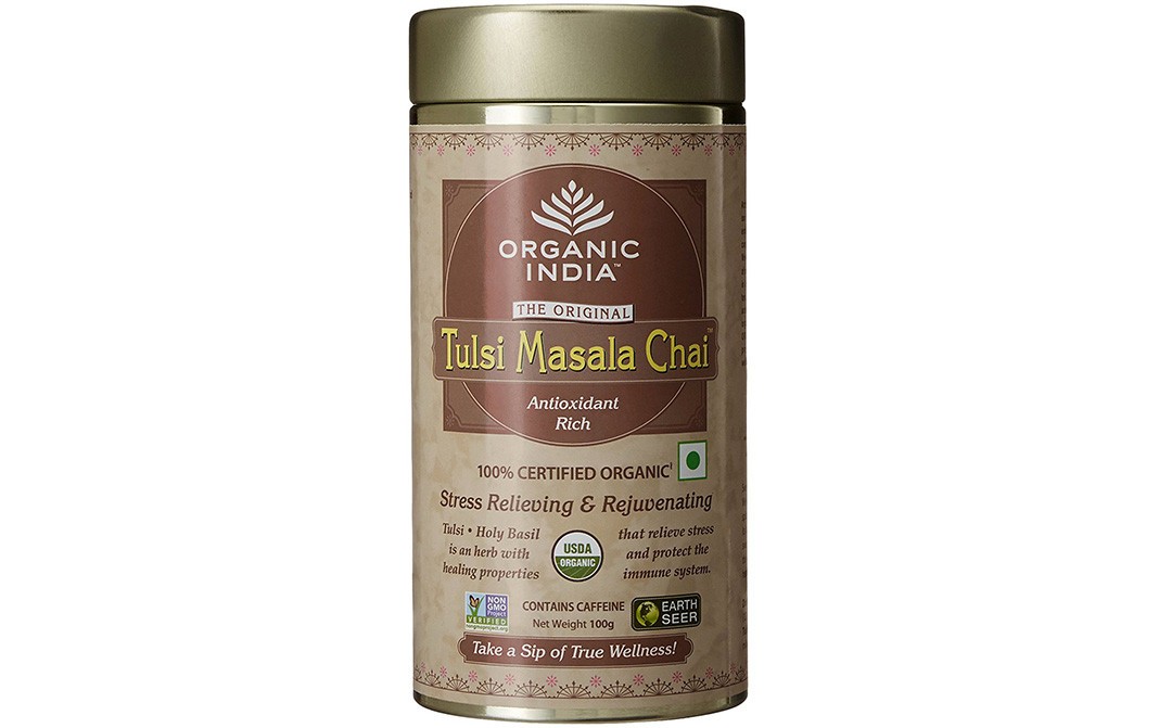 Organic India Tulsi Masala Chai    Container  100 grams